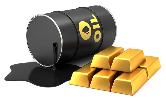 Petrol geriledi, altın fiyatları yatay seyirde