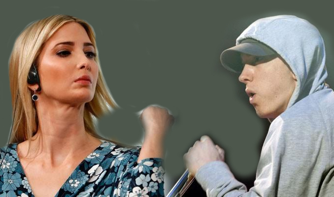 Şarkıcı Eminem'e 'Ivanka Trump' sorgusu