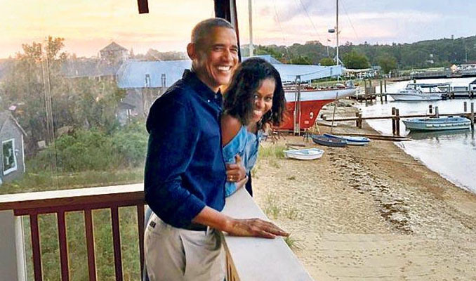 Barack Obama'dan romantik paylaşım