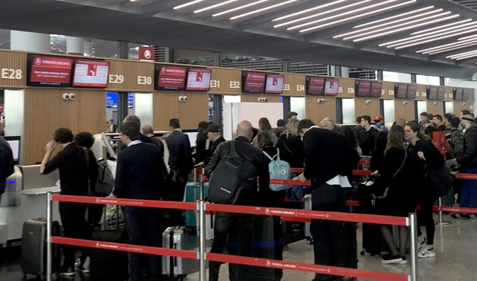İstanbul Havalimanı'nda 'ara tatil' yoğunluğu