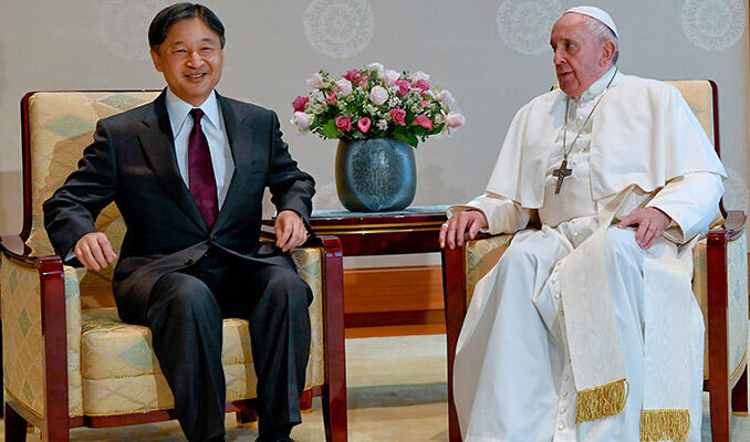 Papa Francis ve Japonya İmparatoru'ndan yıllar sonra bir ilk