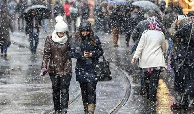 İstanbul'a son dakika kar uyarısı