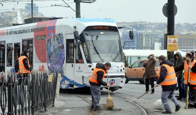 Kabataş-Bağcılar tramvay hattında teknik arıza