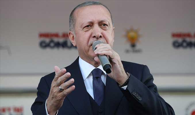 Erdoğan: Şer şebekelerinin heveslerini kursaklarında bırakın