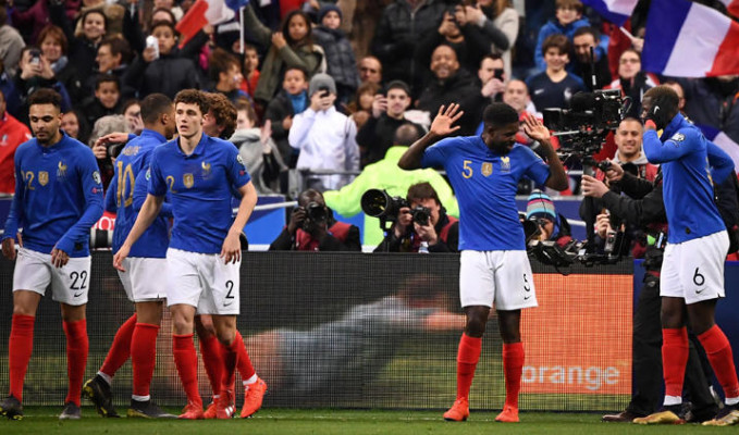 Fransa, İzlanda'yı 4-0 ile geçti
