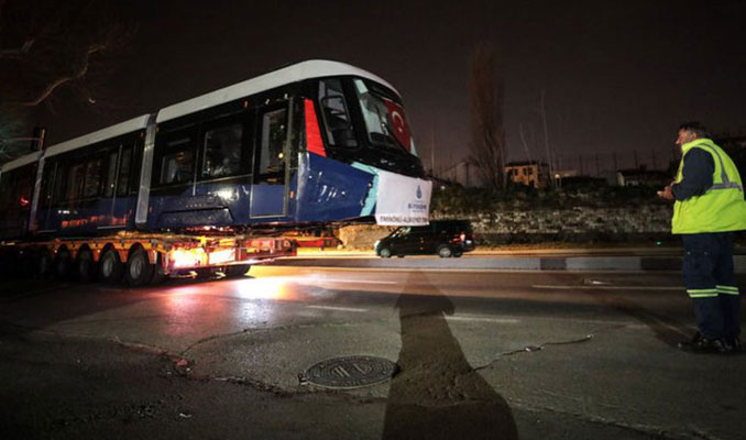 Eminönü-Alibeyköy tramvay hattında test sürüşü başlıyor