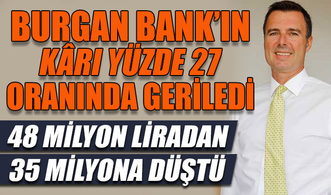 Burgan Bank’ın kârı 48 milyon liradan 35 milyona düştü