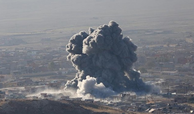 Menbiç’te YPG/PKK’nın binasında büyük patlama