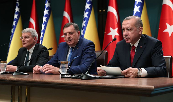 Erdoğan: Türk Akım'ın Bosna Hersek'e intikali için destek vereceğiz