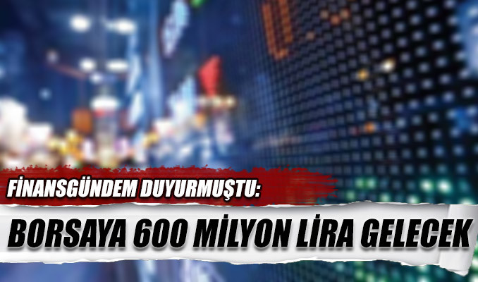 Finans Gündem'in borsaya 600 milyon TL destek haberi Türk basınında