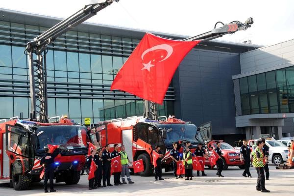 Milli takıma İstanbul'da karşılama töreni