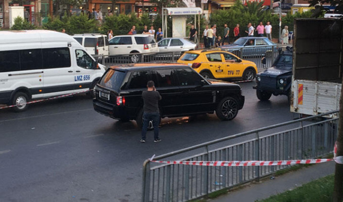 İstanbul'un göbeğinde lüks cipe kurşun yağdırdılar