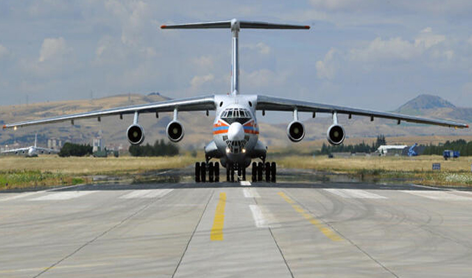S-400 sevkiyatı kapsamında 7. uçak Mürted'e indi