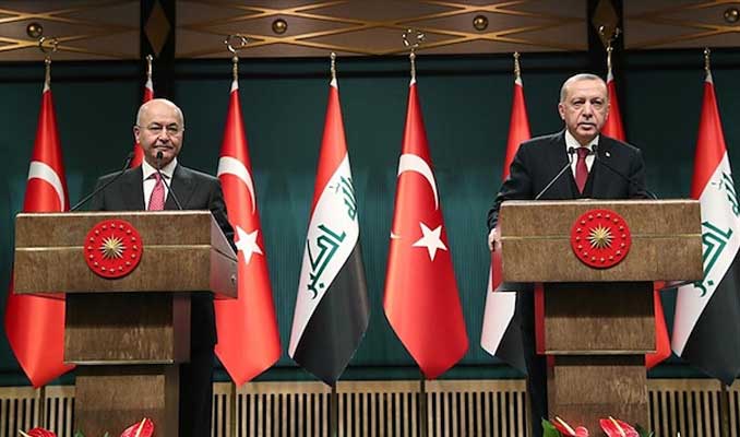Irak Cumhurbaşkanı Salih'ten Erdoğan'a taziye telefonu