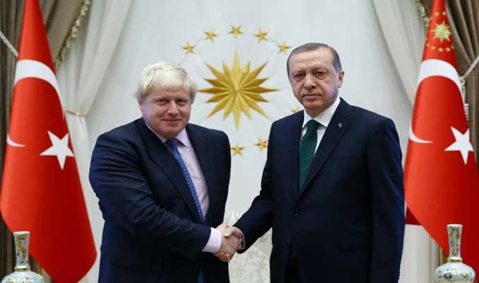 Cumhurbaşkanı Erdoğan'dan, Boris Johnson'a tebrik