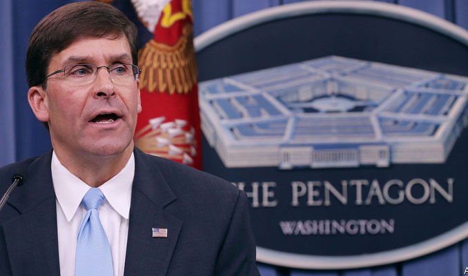 Pentagon'un yeni patronu Mark Esper oldu