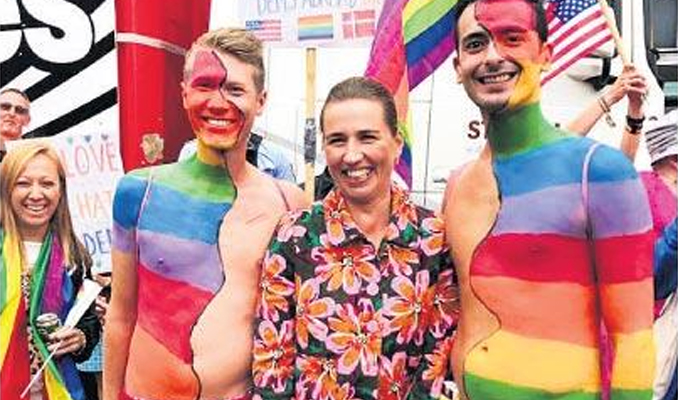 Danimarka Başbakanı ‘Pride’ kutlamasında