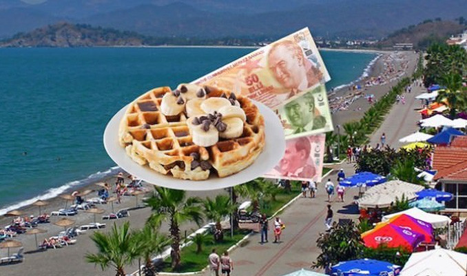 Fethiye'de 80 liraya waffle