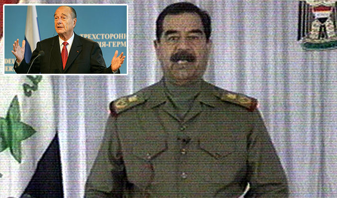 'Chirac, Saddam Hüseyin'den 6 milyon dolar rüşvet aldı'