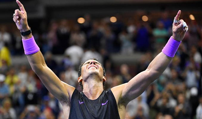 ABD Açık'ın şampiyonu Rafael Nadal 