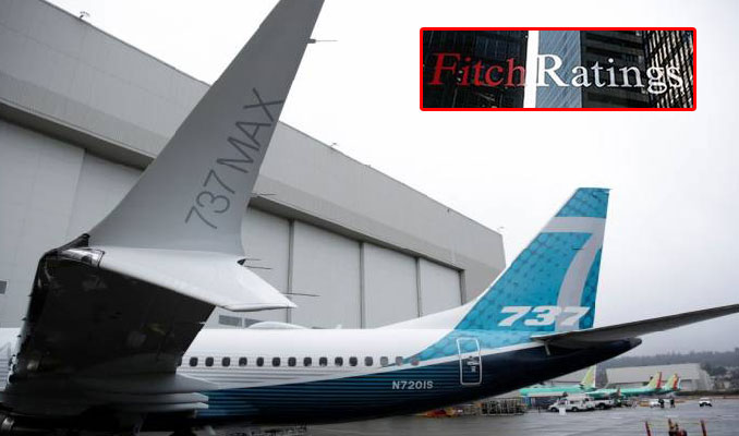 Fitch Boeing'in kredi notunu düşürdü