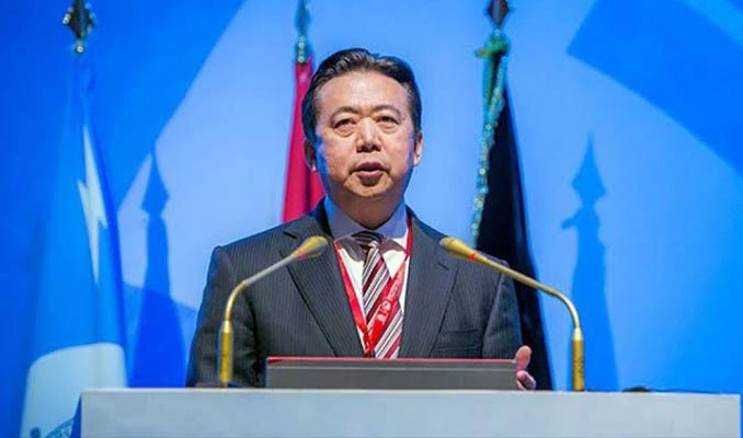 Interpol'ün eski Çinli başkanı Mıng'a rüşvetten 13,5 yıl hapis cezası