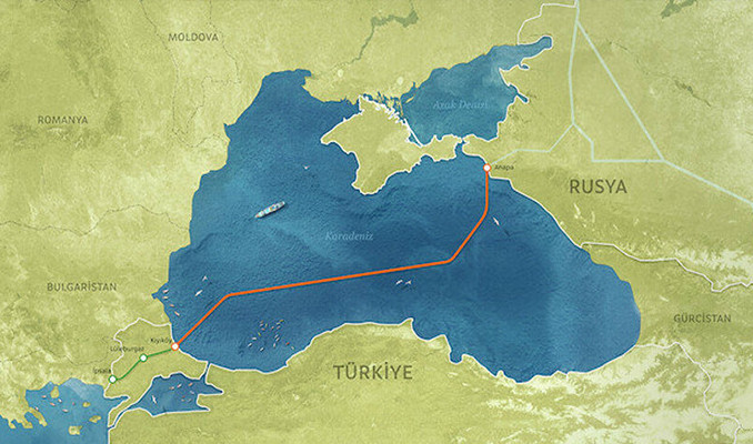 TürkAkım'dan sevk edilen gaz 1 milyar metreküpü buldu