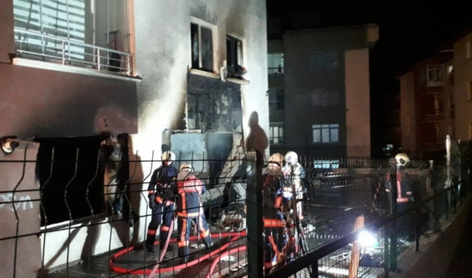 Ankara Mamak'ta doğalgaz patlaması
