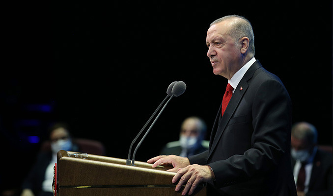 Erdoğan: Üzerinde yaşadığımız topraklar sanat için büyük bir klasör gibidir
