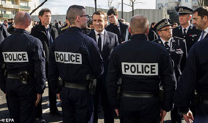 Fransa'daki salgının kaynağı haberlerinde Macron detayı