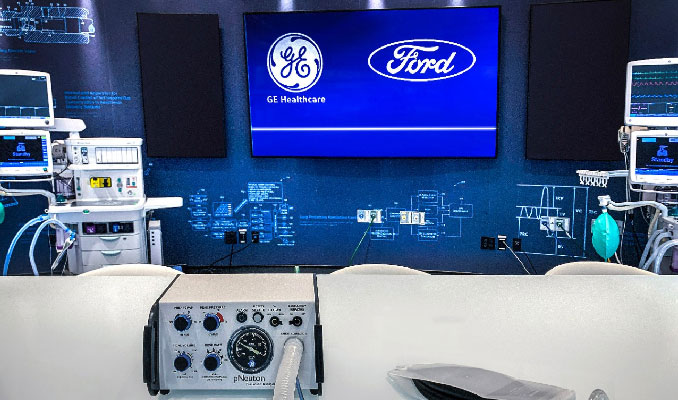Ford ve GE'den 100 günde 50 bin ventilatör sözü