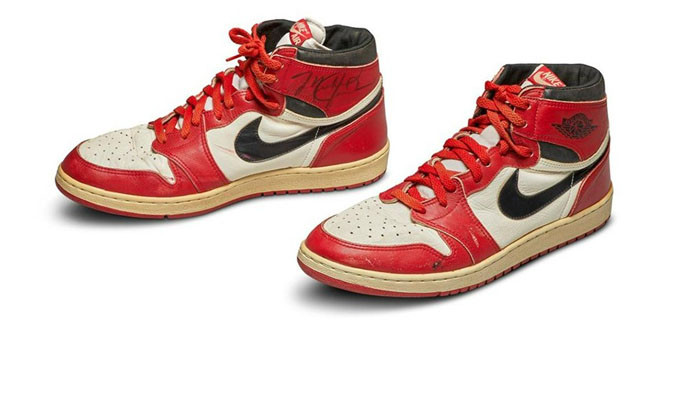 Michael Jordan'ın ayakkabılarına servet