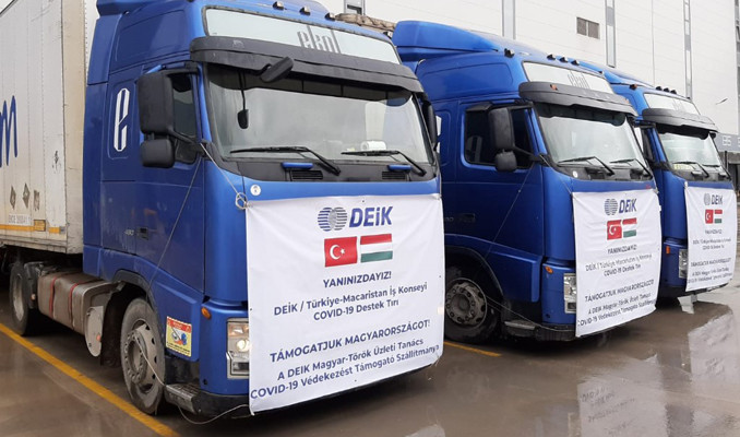 DEİK'ten Macaristan'a yardım konvoyu
