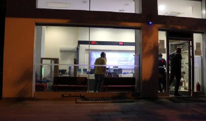 Ankara'da gece yarısı banka soygunu