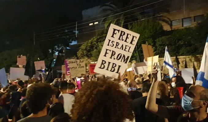 İsrail'de yolsuzluğa karşı protestolar beşinci haftasında