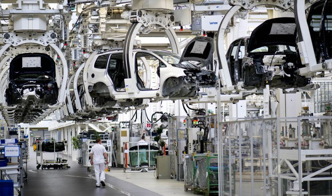 Almanya'da fabrika siparişleri yüzde 29.74 arttı