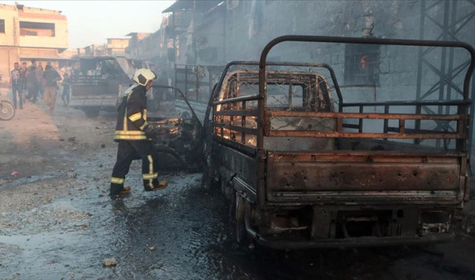 Afrin'de bombalı saldırı: 9 ölü 43 yaralı