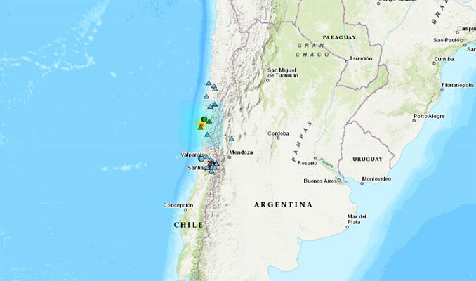 Şili'de bir haftada ikinci büyük deprem