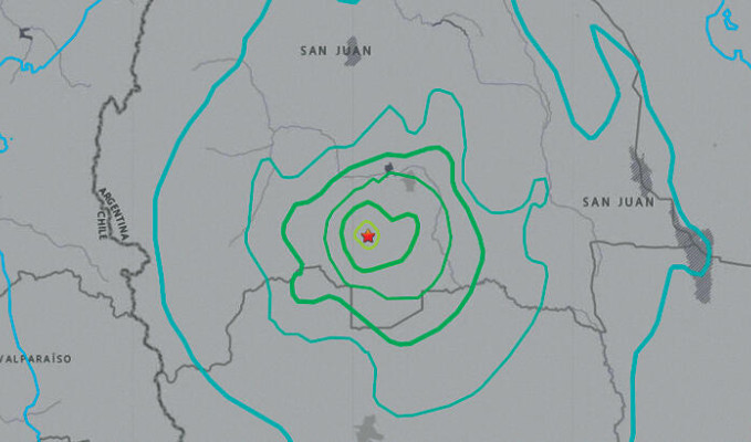 Arjantin'de şiddetli deprem