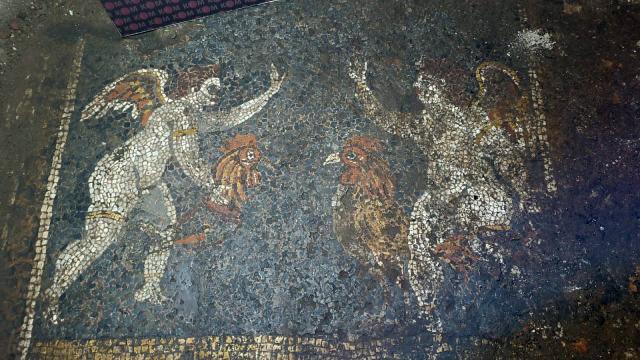 2700 yıllık iki mozaik bulundu