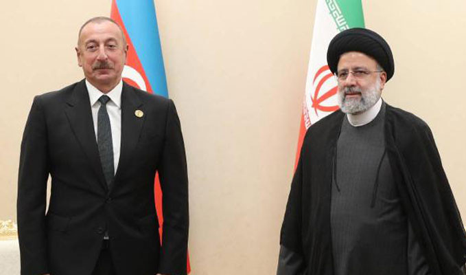 Azerbaycan Cumhurbaşkanı Aliyev, İran Cumhurbaşkanı Reisi ile görüştü