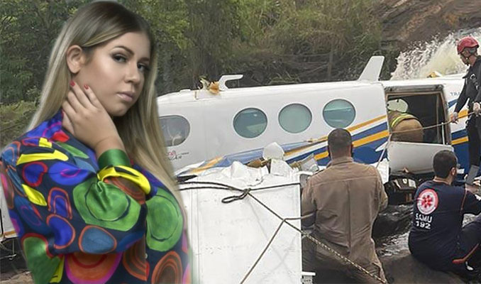 Ünlü şarkıcı hayatını kaybetti! Brezilya'yı yasa boğan uçak kazası