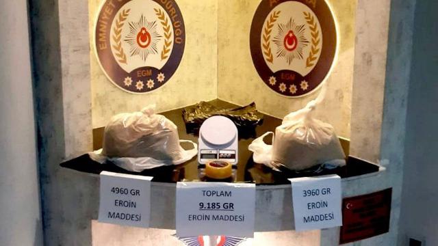 Ankara'da 9 kilo 190 gram uyuşturucu ele geçirildi