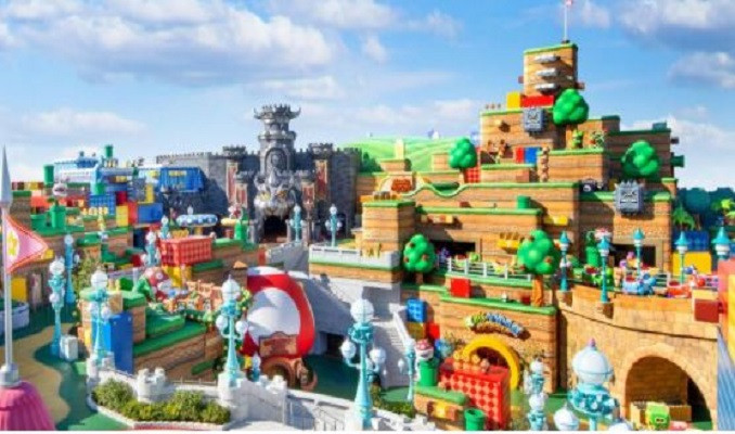 Japonya'da Super Mario tema parkı açıldı
