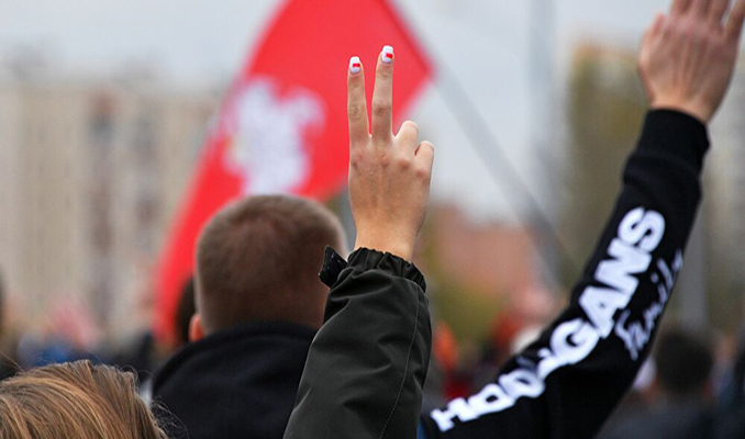 Belarus'ta 100'den fazla protestocuya gözaltı