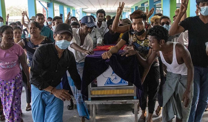 Myanmar'da darbenin ağır faturası: 570 ölü