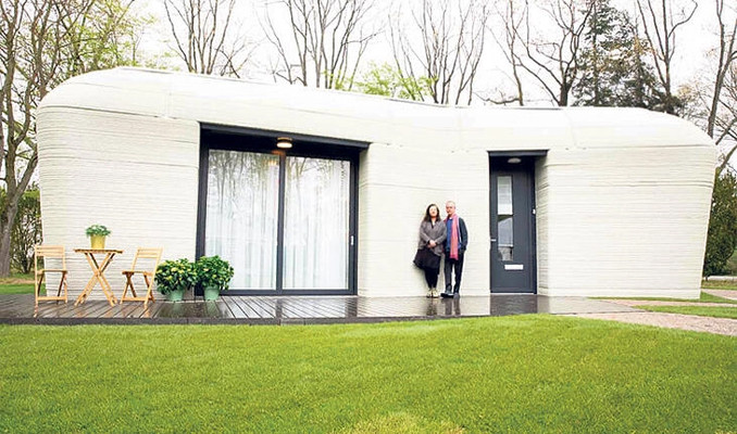 Avrupa’nın ilk 3D evi kiralandı
