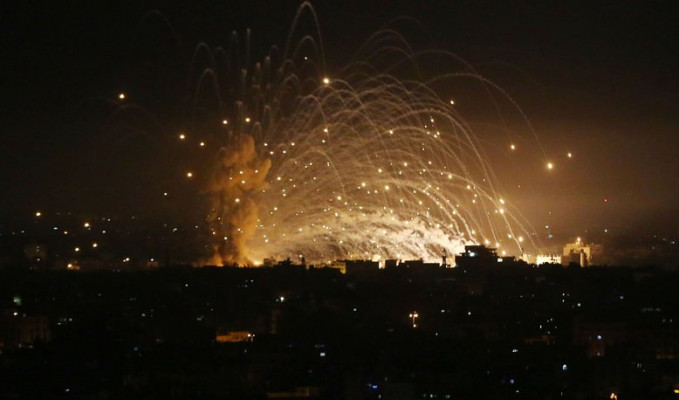 Gazze'den İsrail'e 130 roket fırlatıldı