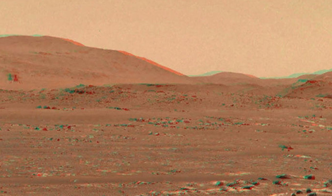 Mars'ta inanılmaz görüntü! 