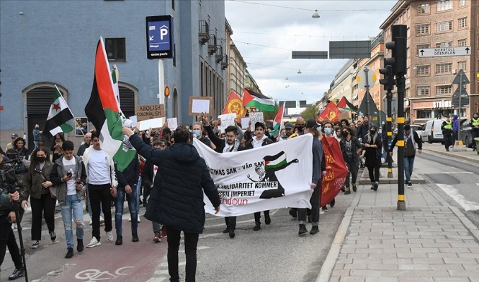 Filistin'e destek gösterileri büyüyor